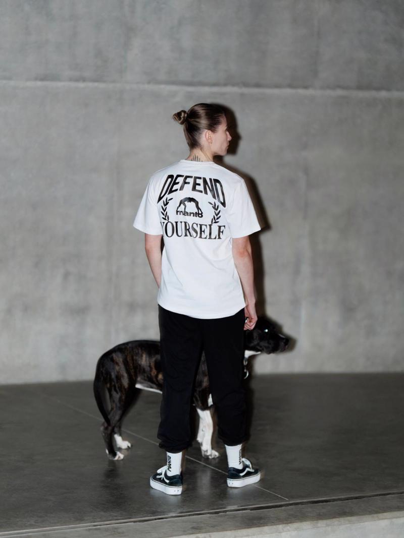 MANTO defend 25 tshirt- white